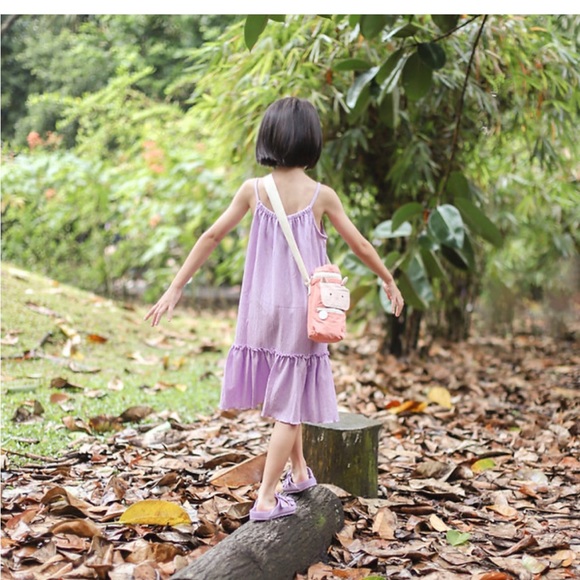 Back to school sales- BNWT Cute Mellow Sip Buddy Water Bottle Bag - Bunny - Picture 3 of 11